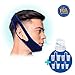 KS-HEALTH Anti Snoring Chin Strap and Snoring Solution Nose Vents-Adjustable Stop Snoring Sleep Aid for Men and Women-1 Chin Strap and Bonus 4 Set Nose Vents Snore Stopper