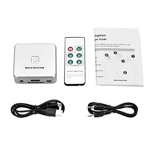 Audio Capture Cassette CD MP3 Recorder Converter with 3.5mm & RCA IN Ports, Remote Controlled Music Digitizer - Thumbnail 5