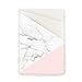 Obbii Baby Pink Marble PU Leather Card Holder for Back of Phone with 3M Adhesive Stick-on Credit Card Wallet Pockets for iPhone and Android Smartphones