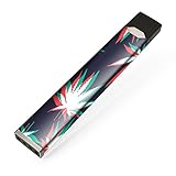Skin Decal Vinyl Wrap for JUUL Vape stickers skins cover/3D Holographic Week Pot Leaf