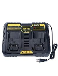 Lasica - Cargador de repuesto para estación de carga Dewalt 12 V MAX 20 V MAX Jobsite DCB102 DCB102BP