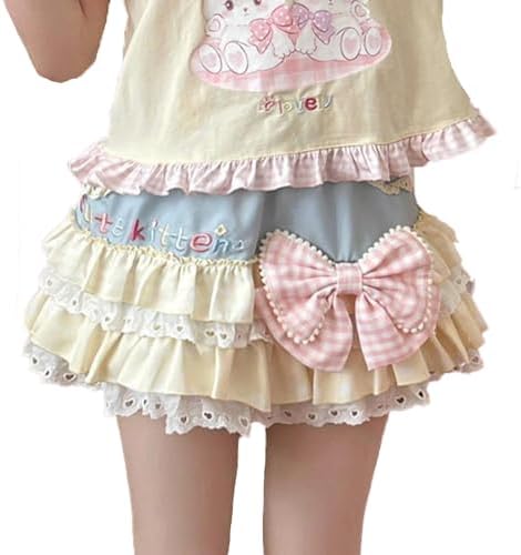 Amazon.com: Women' s Harajuku High Waist Skirts Y2k Coquette