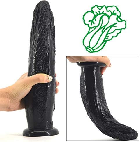 Gawe Fjsy Silicone Pure Two-Layer cabbage Go-Goblet Suction Cup Realistic Go-Going Sweet Outside And Inside Farm A-Nal Pe-Nis Dil-Do Flesh, 10.43 Inch