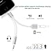 IMBCYL USB Cable Headphone Adapter for iPhone Adaptor Charger Cable Compatible for iPhone X/XS/XR/8P/8 and 3.5mm Audio Jack Connector Earphone Convertor Support Charge Suitable for iOS 12 Systemthumb 2
