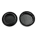 JW L-R8 Front Body Cap Rear Lens Cap for Samsung NX10 NX300 NX2000 NX1000 NX1100 NX200 NX Mount Digital Cameras + JW emall Micro Fiber Cleaning Cloth