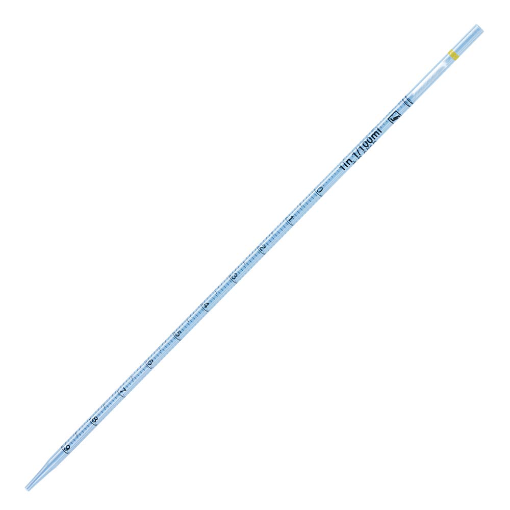 Sarstedt 1ml Sterile Serological Pipette, Yellow Code, Paper/Plastic