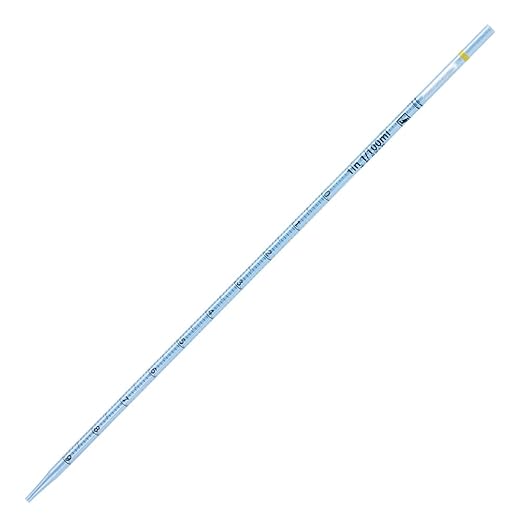 Sarstedt 1ml Sterile Serological Pipette, Yellow Code, Paper/Plastic Individually Wrapped
