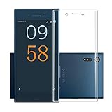 Sony Xperia XA2 Screen Protector, 2 Pack Case Friendly Real Curved Tempered Glass HD Clear Bubble Free 9H Hardness Tempered Glass Film for Sony Xperia XA2, Anti Scratch