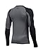Under Armour Boys HeatGear Up Long Sleeve Tee, Black, Youth Medium
