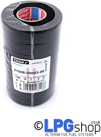 Tesa H5160803 Wiring Harness Loom Tape 19 mm x 15 m Roll, Pack of 8