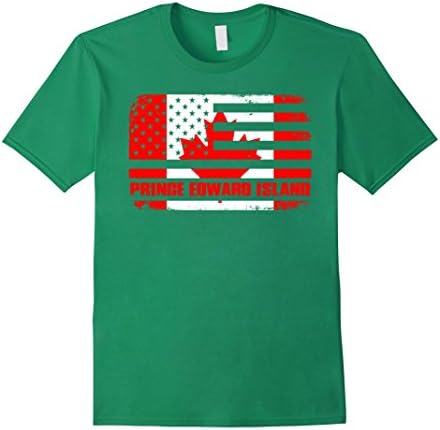 Mens PRINCE EDWARD ISLAND Canada gifts shirt XL Kelly Green