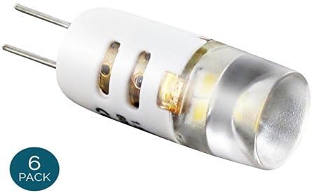 6X Cree G4 1.5W Cool White 6000K LED Non-Dimmable Bulb 320 Degrees Beam Angle [Energy Class A+]