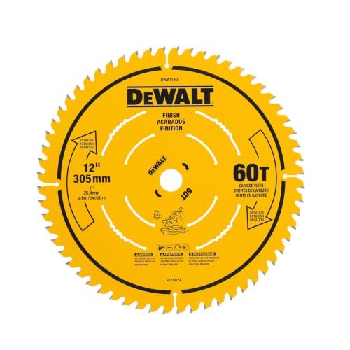 DEWALT 12 in. 60T Finish Saw Blade (DWA11260)