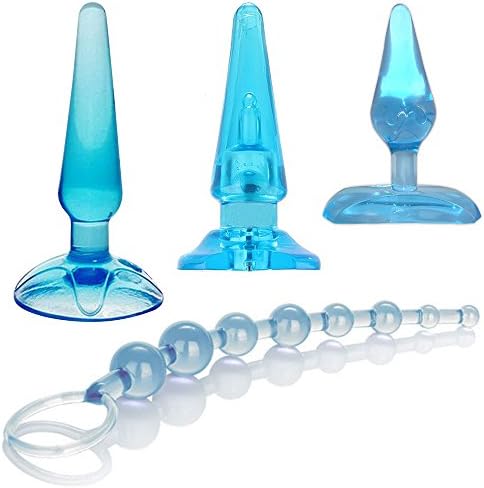 PURE DREAM QI 4pcs AnAl-Plug Beads Combo Sets