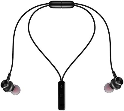 XTDFM Necklace type Bluetooth headset, Best Wireless Sports Earphones w/ Mic IPX7 Waterproof HD Stereo Sweatproof Earbuds for Gym Running Workout 8 Hour Battery Noise Cancelling Headsets