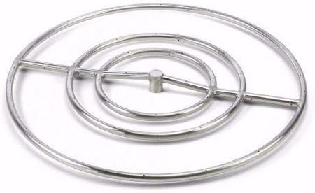 Amazon Com Hpc Fire Frs30 30 Single Stainless Steel Fire Ring Garden Outdoor