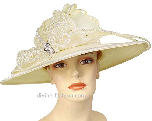 Womens Wide Brim Kentucky Derby, Church 