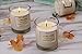 LA BELLEFÉE Scented Candles, Natural Soy Wax Candles for Home Scented for Her Women Christmas Gifts Christmas Decoration, Cotton Wick Votive Candle Fragrances of Pear & Freesia, Blood Orange, Bluebell