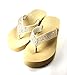 Women's Mid Height Wedge Platform Flip Flops Thong Sandals/Slippers