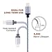 EverDigi Lightning Cable Nylon Braided 8Pin iPhone Charging Cable Cord 3Pcs 3FT 6FT 10FT iPhone Charger Compatible with iPhone 7 7+ 6s 6s+ 6+ 6 5s 5c 5 iPad Mini iPad Air iPad5 iPod iOS10(White)