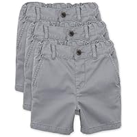 The Children's Place Baby Boys and Toddler Boys Chino Shorts, FIN Gray, 2T The Children's Place Baby Boys and Toddler Boys Chino Shorts, FIN Gray, 2T