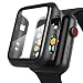 pzoz Compatible Apple Watch Series 2 / Series 3 Case with Screen Protector 42mm Accessories Slim Guard Thin Bumper Full Coverage Matte Hard Cover Defense Edge for Women Men New Gen GPS iWatch (Black)