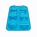 X-Haibei 2 pcs Christmas Bell Stocking Santa Claus Gift CP Soap Bar Mold Chocolate Ice Cream Jello Silicone Pan