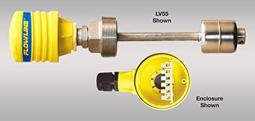 Flowline LV55-S001-48 FloaTek Ultrasonic Float Level Transmitter, 48" Length
