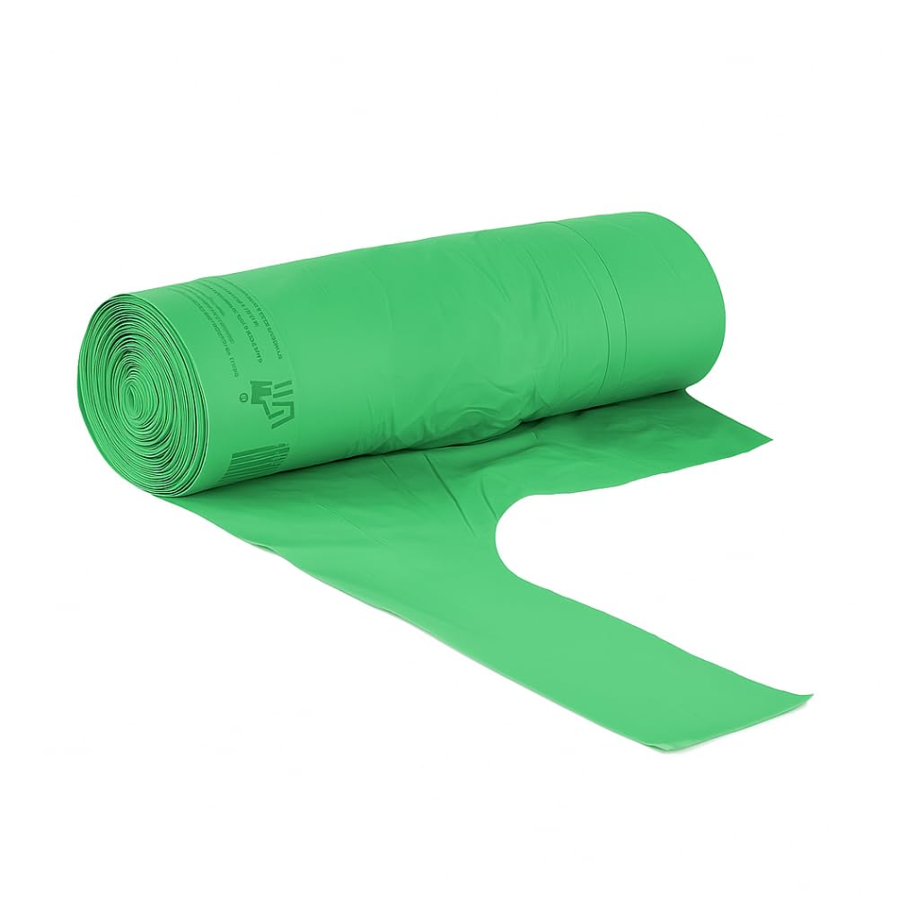 palucart® 10 Rolls of 10 Bags for Damp Collection Organic 100 Bags Compostable and Biodegradable F. to 50 x 55