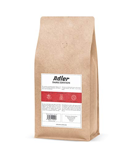 Adler Kaffee Dark Edition - Kräftige Premium Espresso-Bohnen aus 75% Robusta und 25% Arabica - Für Siebträger und… – Bild 3