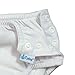 i Play. Baby Ultimate Reusable Snap Swim Diaper, New White, 6-12 Months