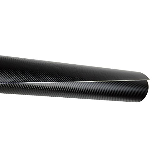 TCBunny 4D Carbon Fiber Vinyl Film Wrap Sticker Sheet, Air Realease Bubble Free anti-wrinkle Black 120 Inch x 60 Inch 10FT x 5FT