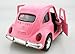 Vidatoy 1:38 Diecast Pull-Back Racers Play Vehicle Let Go Car Toy-Pink