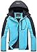 YXP Women's Mountain Waterproof Ski Jacket Windproof Rain Jacket