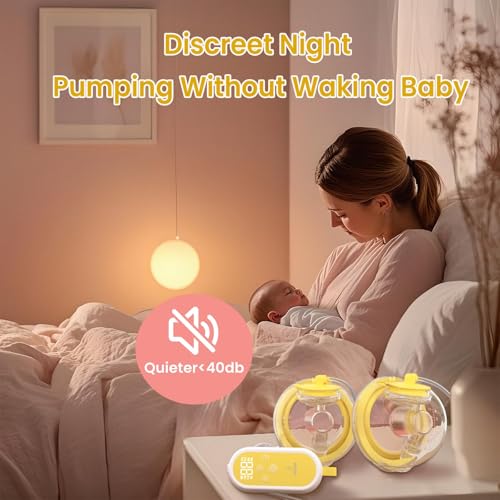 Saglve Sacaleches Eléctricos Portátil con 4 Modos 12 Niveles 300mmHg de Succión, Extractor de Leche MaternaRecargable y Sin Manos con Brida de 21/24mm para Madres en Lactancia Casa, Trabajo o Viaje