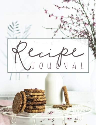 Blank Recipe Journal to Write In: 120-Page Lined Notebook to Write Recipes In, Blank Family Cookbook, 8.5 x 11 in (21.59 x 27.94 cm)
