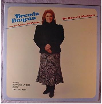 Brenda Duncan & The Voice Of Praise Near Mint Stereo Lp - He Opened My Eyes - Hosanna Records - Late 1980s