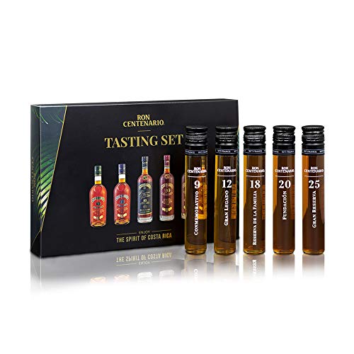 Sierra Madre | Tasting Set Ron Centenario | 5 x 50 ml | 5 braune Rumsorten | Das perfekte Geschenk für Rum-Liebhaber | Vielfach mit Gold ausgezeichnet – Bild 5