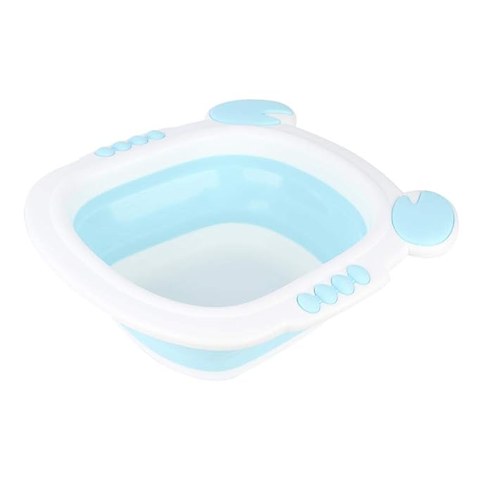 Bicaquu Lavabo Plegable Para Bebe De Dibujos Animados Lavabo Para Bebe Lavabo Para Ninos Palanganas Bano Profiles365 Com