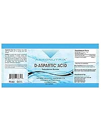 Absonutrix D-Aspartic Acid | 4 oz Big Bottle 120 Days Supply | Daily Supplement | Powerful Testosterone...