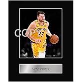 Luka Doncic Signed Mounted Photo Display #03 Printed Autograph Gift Picture Print