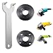 Podoy Grinder Flange Angle Wrench Spanner Metal Lock Nut for Compatible with Dewalt Milwaukee Makita 193465-4 Bosch Black & Decker Ryobi 4.5" 5" 5/8-11
