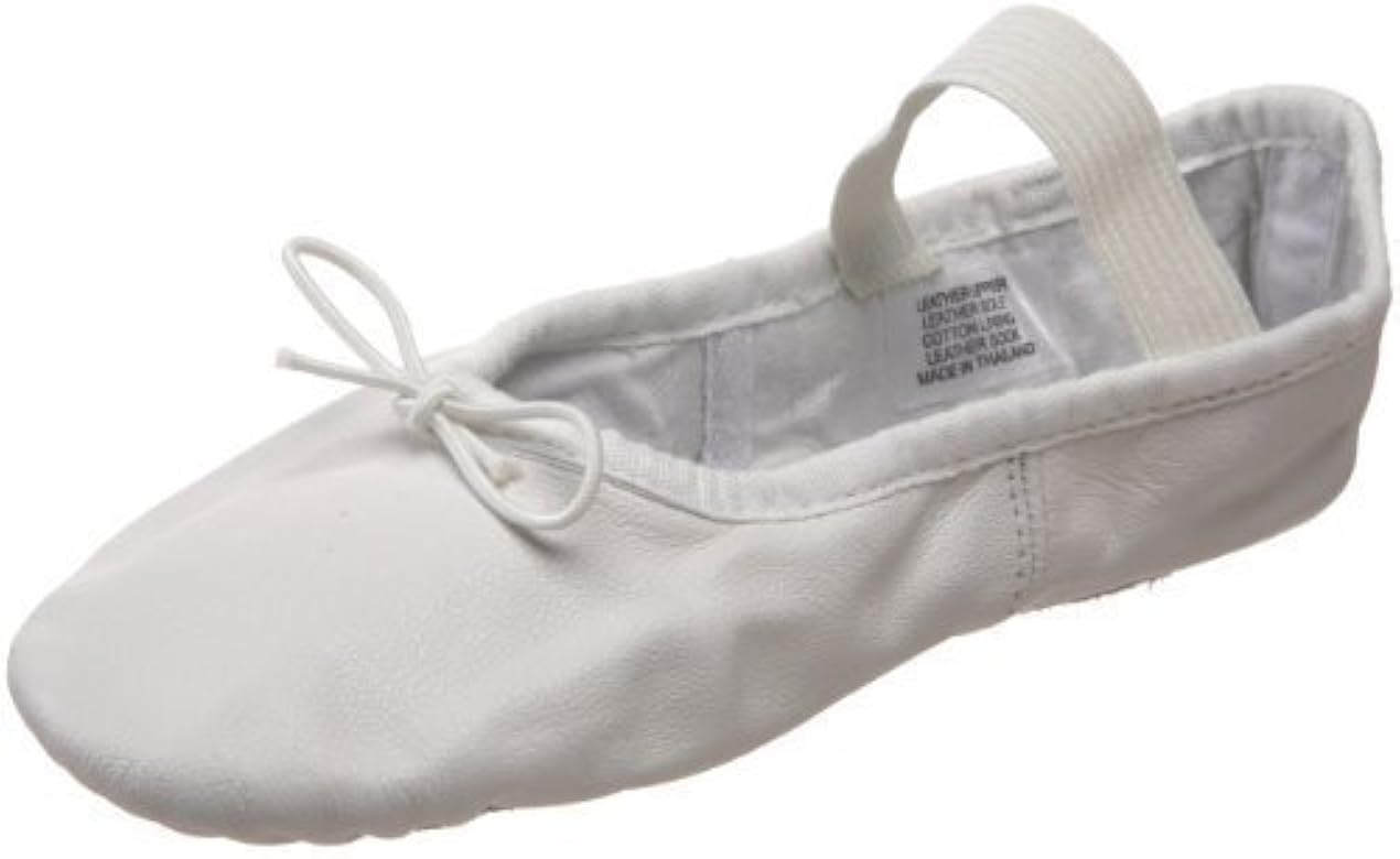 girls white ballet slippers
