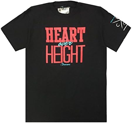 Youth Courtsmith Basketball - "Heart over Height" Black T-shirts