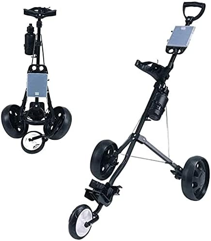 Golf Push Cart Golf Trolley Golf Push Carts Golf Trolley 3 Wheel, Golf Push Cart One Second to Open and Close, Collapsible Golf Caddy, Lightweight Golf Cart with Scorecard Drink Holder Golf Push Cart Golf Trolley Golf Push Carts Golf Trolley 3 Wheel, Golf Push Cart One Second to Open and Close, Collapsible Golf Caddy, Lightweight Golf Cart with Scorecard Drink Holder