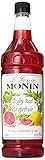 Monin Flavored Syrup, Ruby Red Grapefruit, 33.8-Ounce Plastic Bottles (Pack of 4)