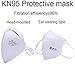 5 PCS Kn95 Mouth Masks 4-Layer PM2.5 N95 Respirator Face Masks Medical Reusable Mouth Mask for Men Women