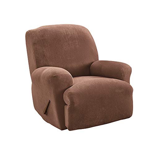 SureFit Stretch Pique - Recliner Slipcover  - Chocolate (SF35105)