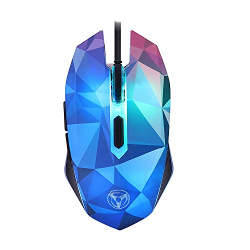 Computer Accessories Mouse!!! Fenebort The Diamond Version of The Illusion MODAO 3200DPI Wired Mouse with 7 Circular