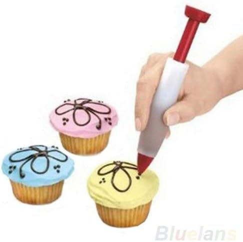 1 piece Silicone Plate Pen Cake Cookie Pastry Cream Chocolate Icing Decorating Syringe Tools
